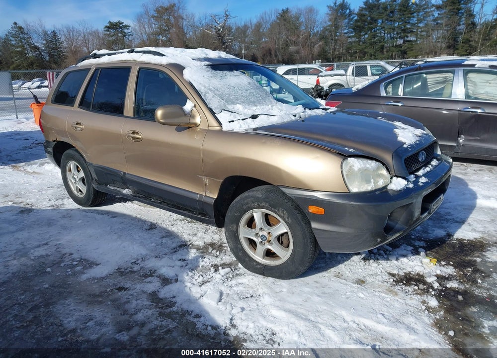 2004 HYUNDAI SANTA FE GLS VIN: KM8SC13D04U739576