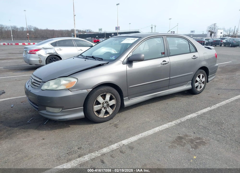 2003 TOYOTA COROLLA S VIN: 2T1BR32E33C143852