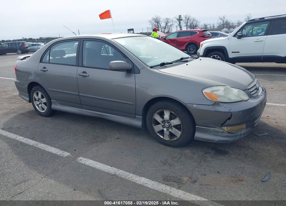 2003 TOYOTA COROLLA S VIN: 2T1BR32E33C143852