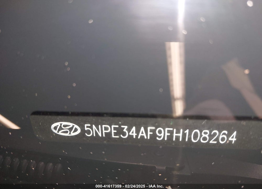 2015 HYUNDAI SONATA VIN: 5NPE34AF9FH108264