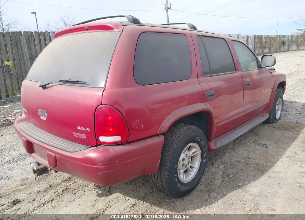 2000 DODGE DURANGO VIN: 1B4HS28N6YF243939