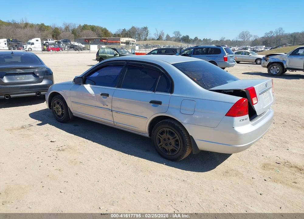 2001 HONDA CIVIC VIN: 1HGES16571L070105