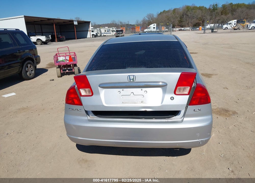 2001 HONDA CIVIC VIN: 1HGES16571L070105