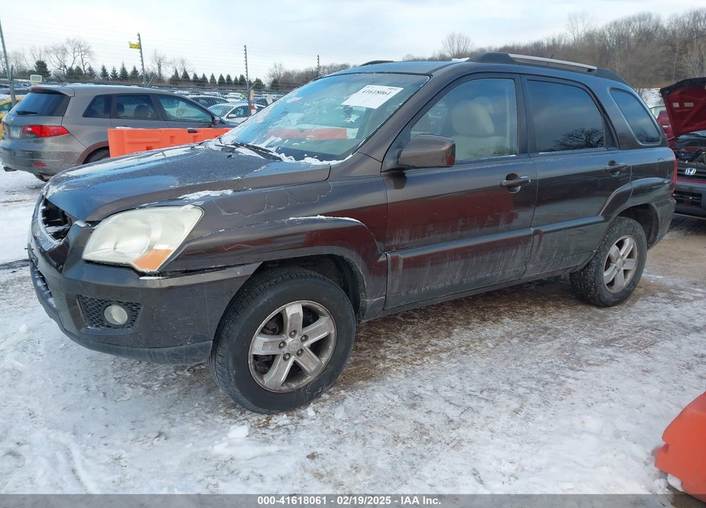 2009 KIA SPORTAGE EX V6 VIN: KNDJF723X97556873