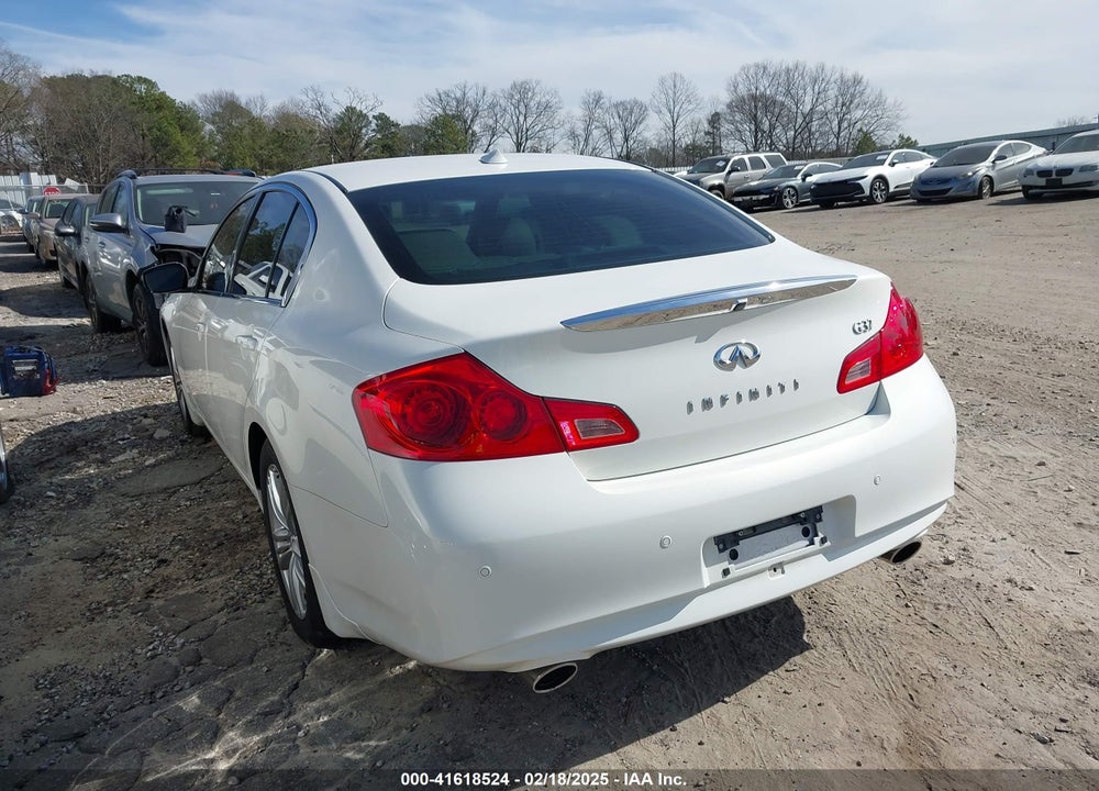2012 INFINITI G37 JOURNEY VIN: JN1CV6AP8CM622049