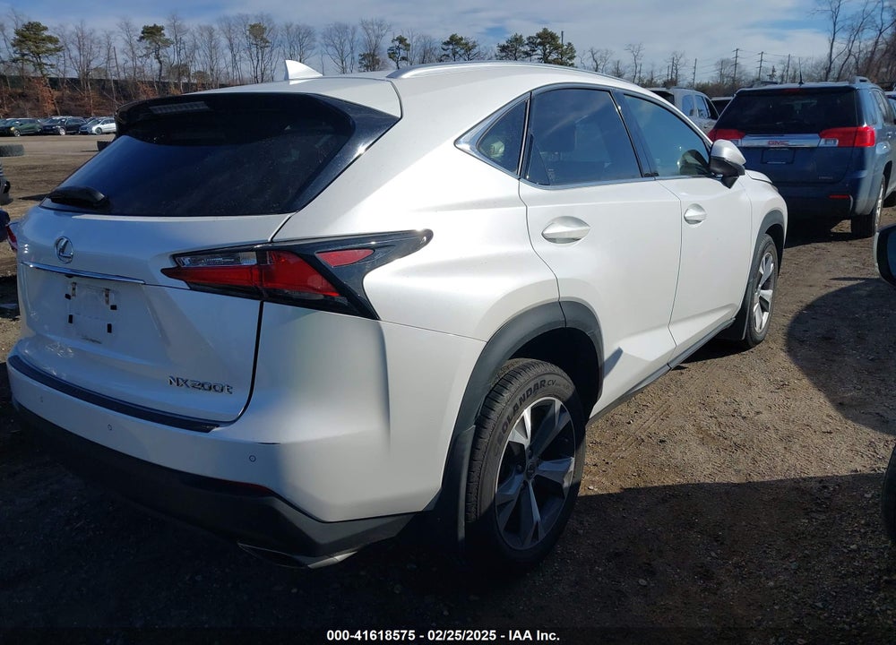 2017 LEXUS NX 200T VIN: JTJBARBZ6H2122929