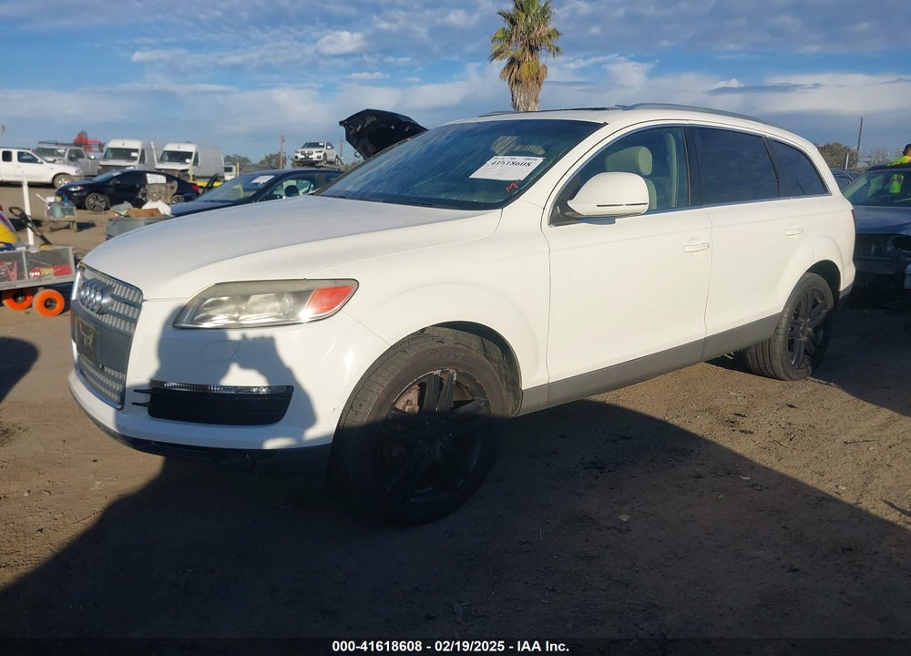 2007 AUDI Q7 3.6 PREMIUM VIN: WA1BY94L77D054967