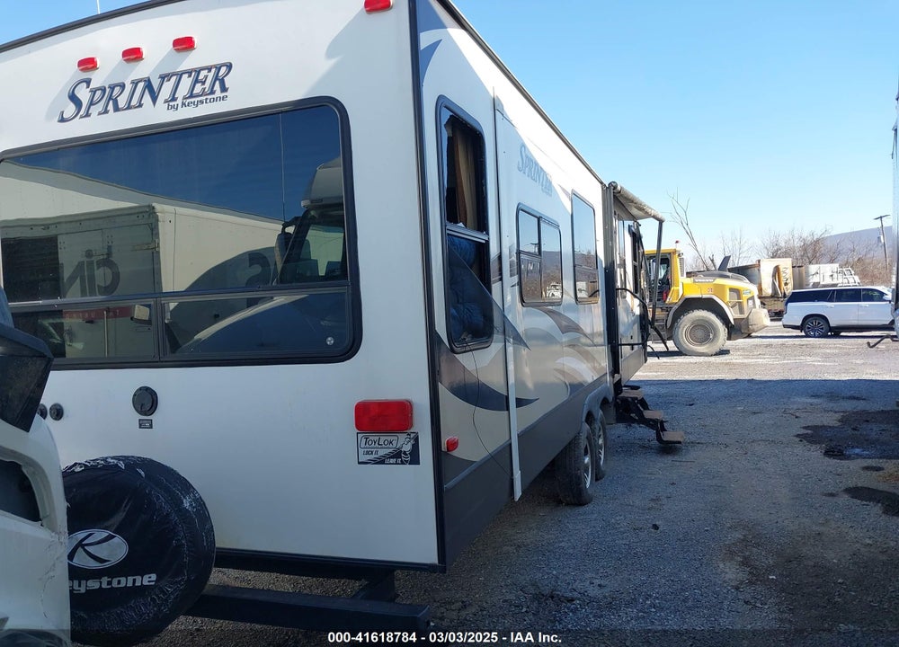 2013 KEYSTONE RV TRAVEL TRAILER VIN: 4YDT33123D1530501