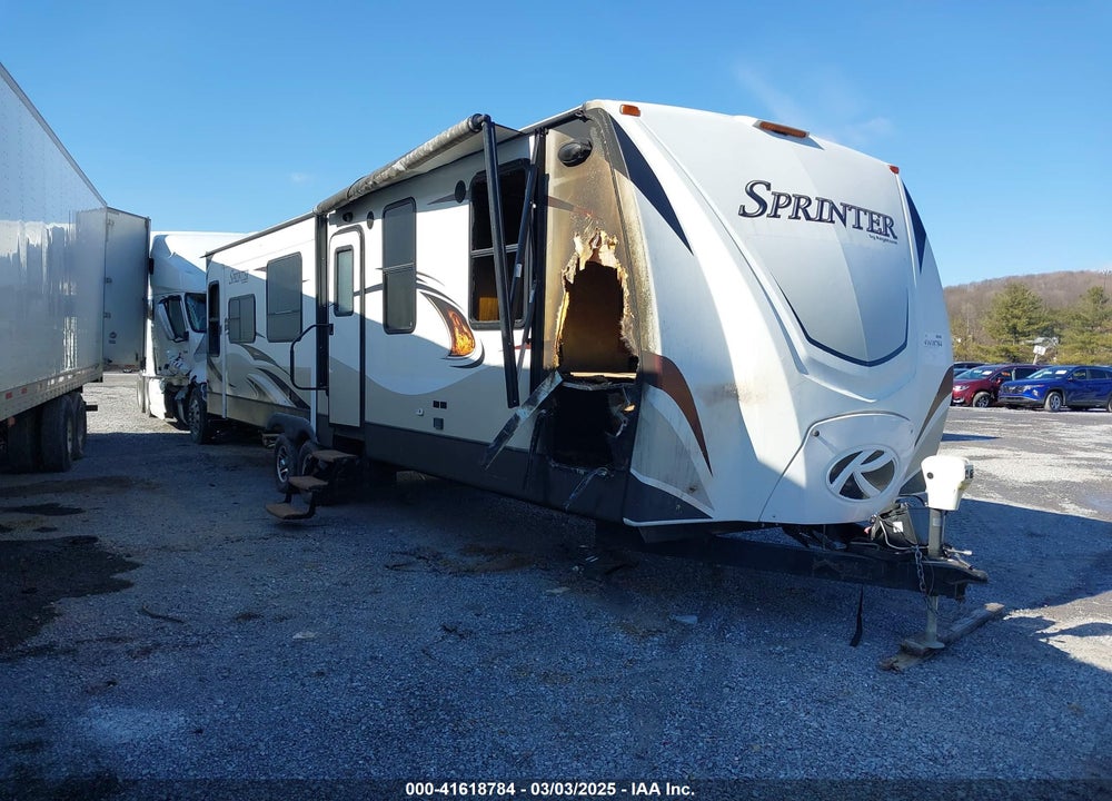 2013 KEYSTONE RV TRAVEL TRAILER VIN: 4YDT33123D1530501