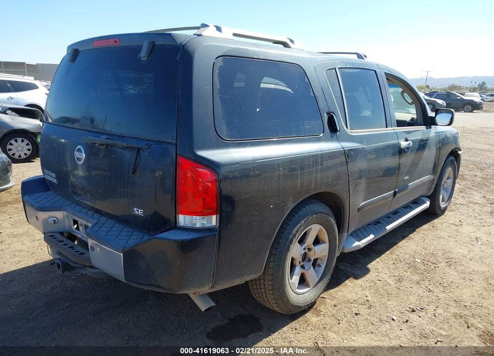 2004 NISSAN PATHFINDER ARMADA VIN: 5N1AA08A24N721097