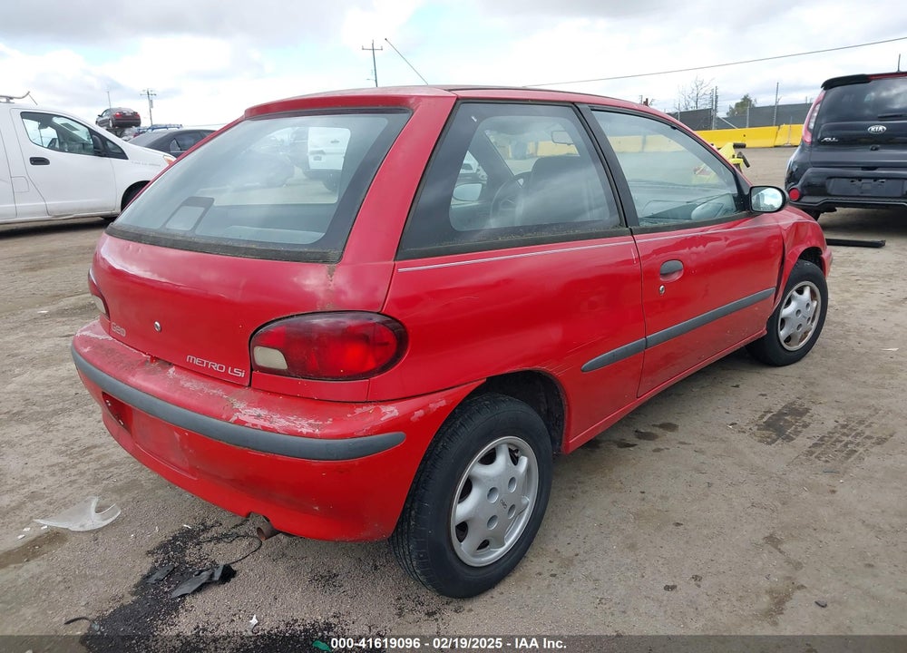 1997 GEO METRO LSI VIN: 2C1MR2299V6732170