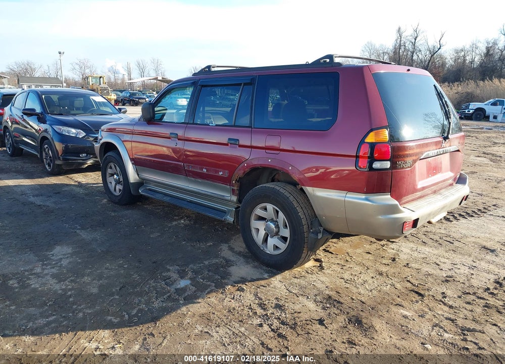 2000 MITSUBISHI MONTERO SPORT LS/XLS VIN: JA4MT31H9YP016533
