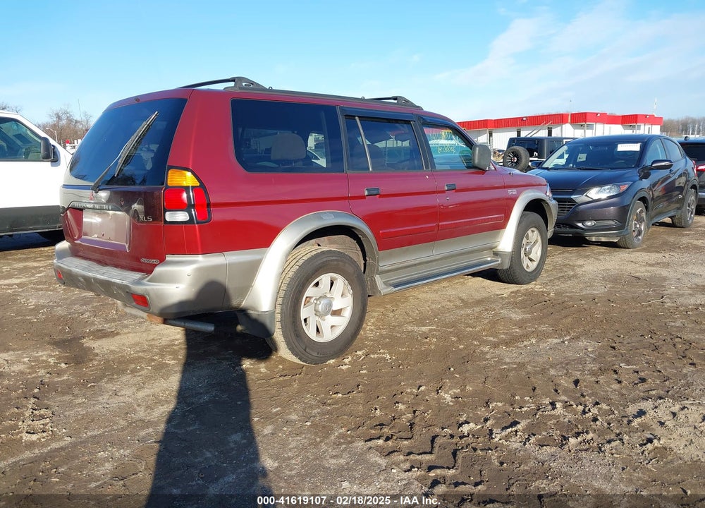 2000 MITSUBISHI MONTERO SPORT LS/XLS VIN: JA4MT31H9YP016533