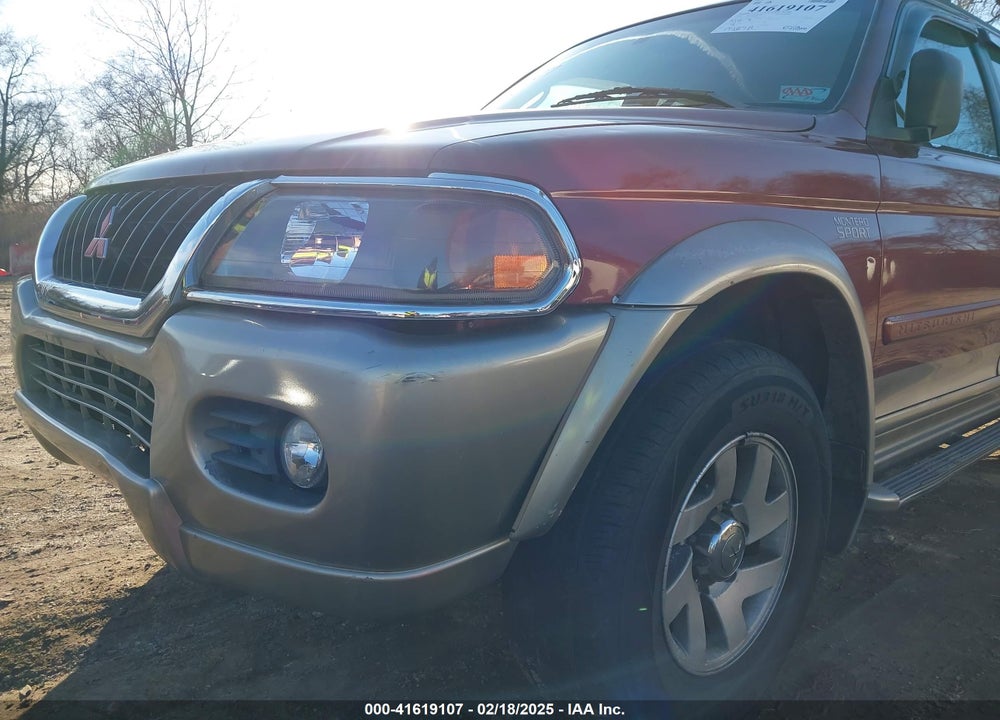 2000 MITSUBISHI MONTERO SPORT LS/XLS VIN: JA4MT31H9YP016533