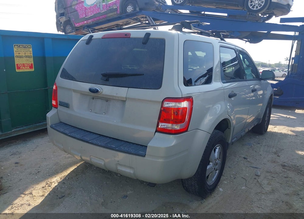 2009 FORD ESCAPE XLT VIN: 1FMCU03GX9KD07084