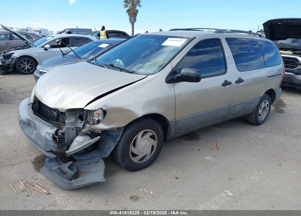 2001 TOYOTA SIENNA LE VIN: 4T3ZF13C81U371924