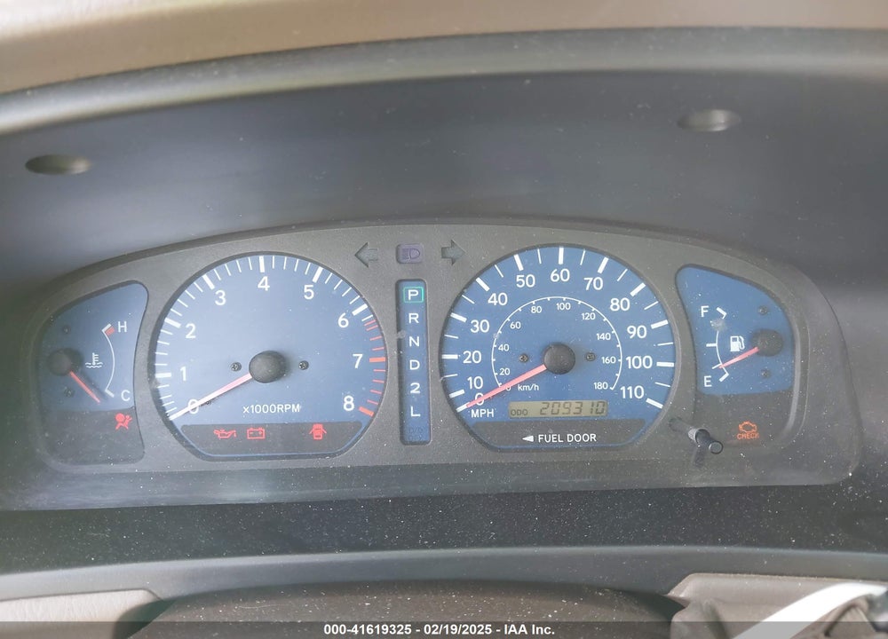 2001 TOYOTA SIENNA LE VIN: 4T3ZF13C81U371924