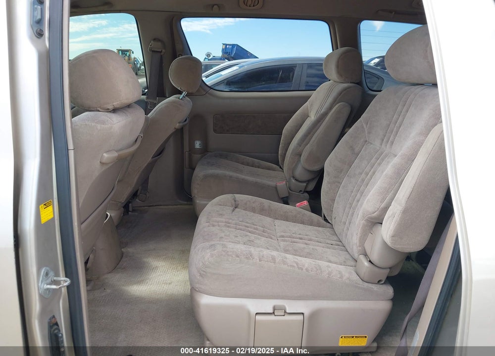 2001 TOYOTA SIENNA LE VIN: 4T3ZF13C81U371924