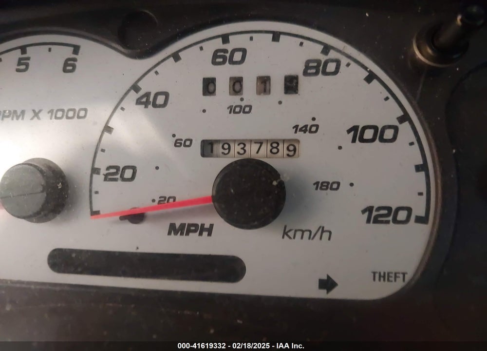 2000 FORD RANGER XL/XLT VIN: 1FTYR10V6YTA33489