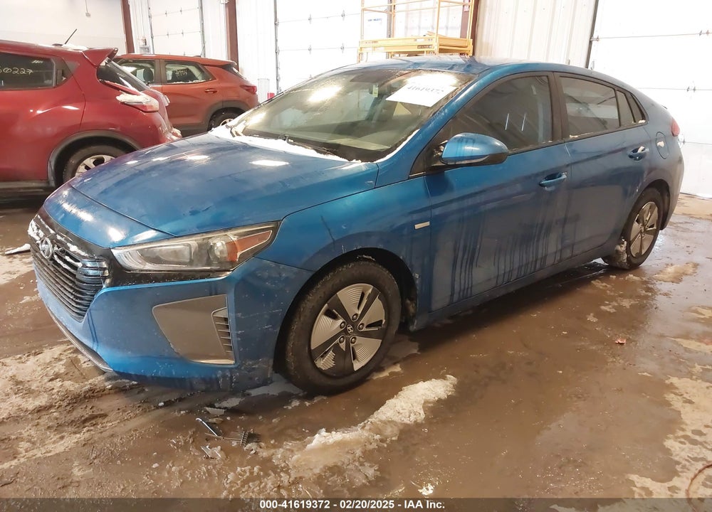 2017 HYUNDAI IONIQ HYBRID BLUE VIN: KMHC65LC1HU036827