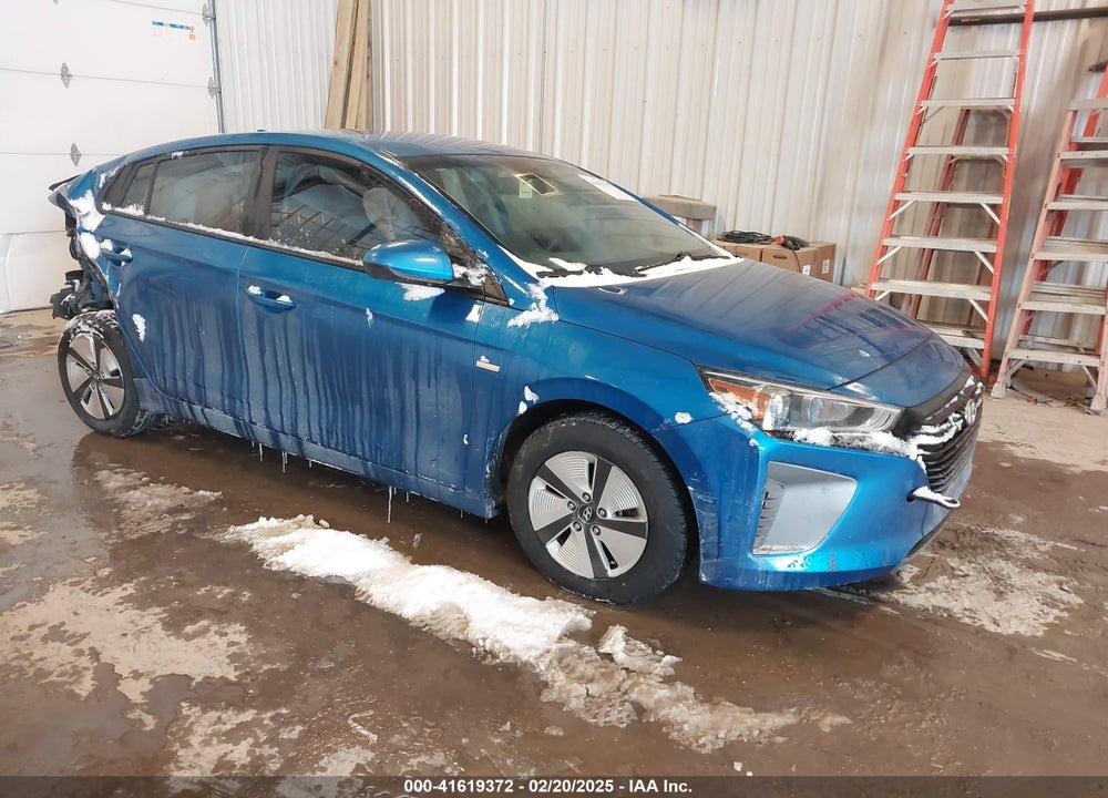 2017 HYUNDAI IONIQ HYBRID BLUE VIN: KMHC65LC1HU036827