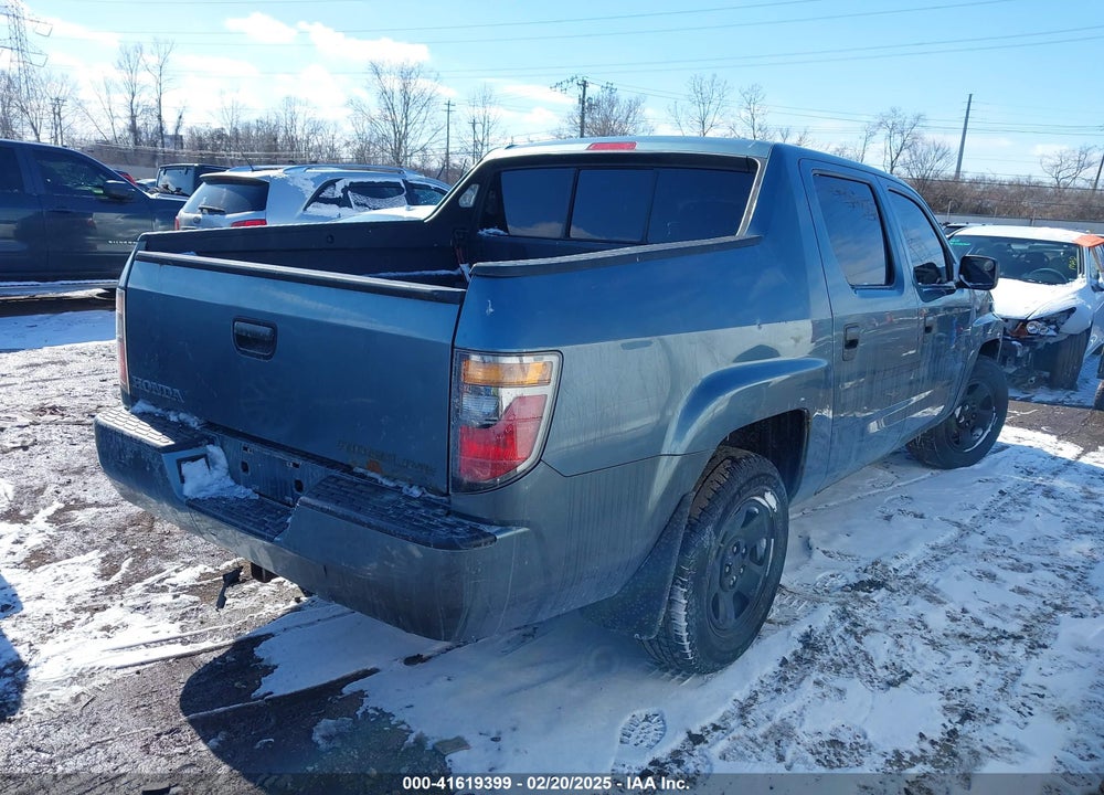 2008 HONDA RIDGELINE RT VIN: 2HJYK16278H532554