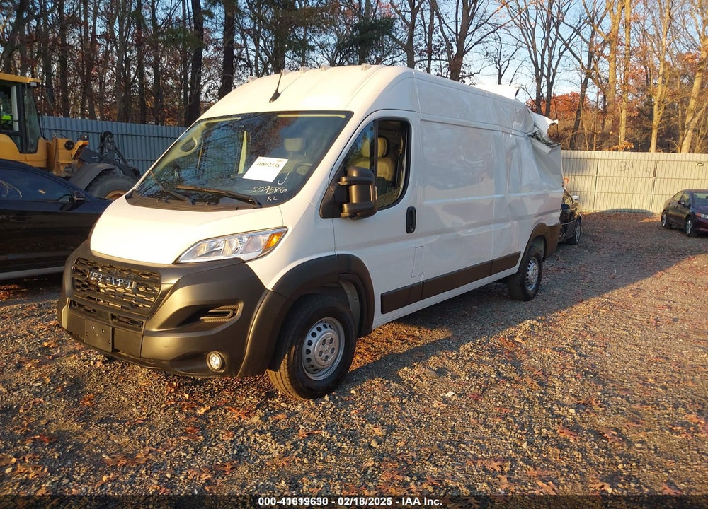 2025 RAM PROMASTER 2500 TRADESMAN HIGH ROOF 159 WB W/PASS SEAT VIN: 3C6LRVDG1SE509586