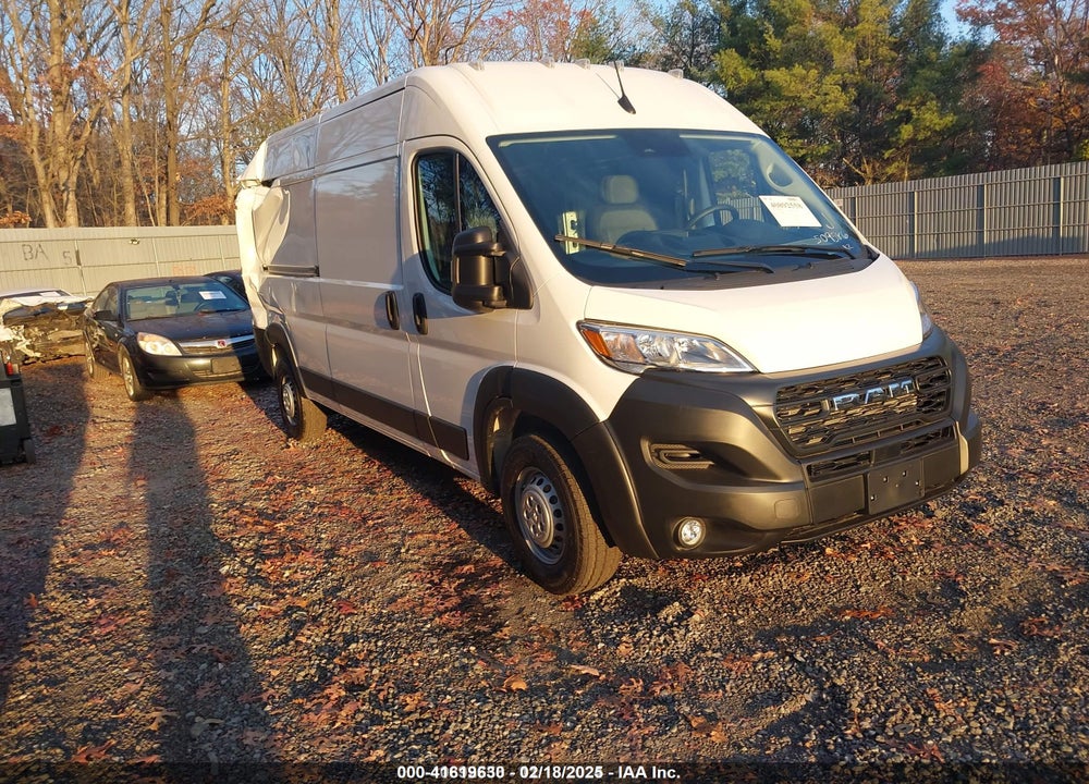 2025 RAM PROMASTER 2500 TRADESMAN HIGH ROOF 159 WB W/PASS SEAT VIN: 3C6LRVDG1SE509586