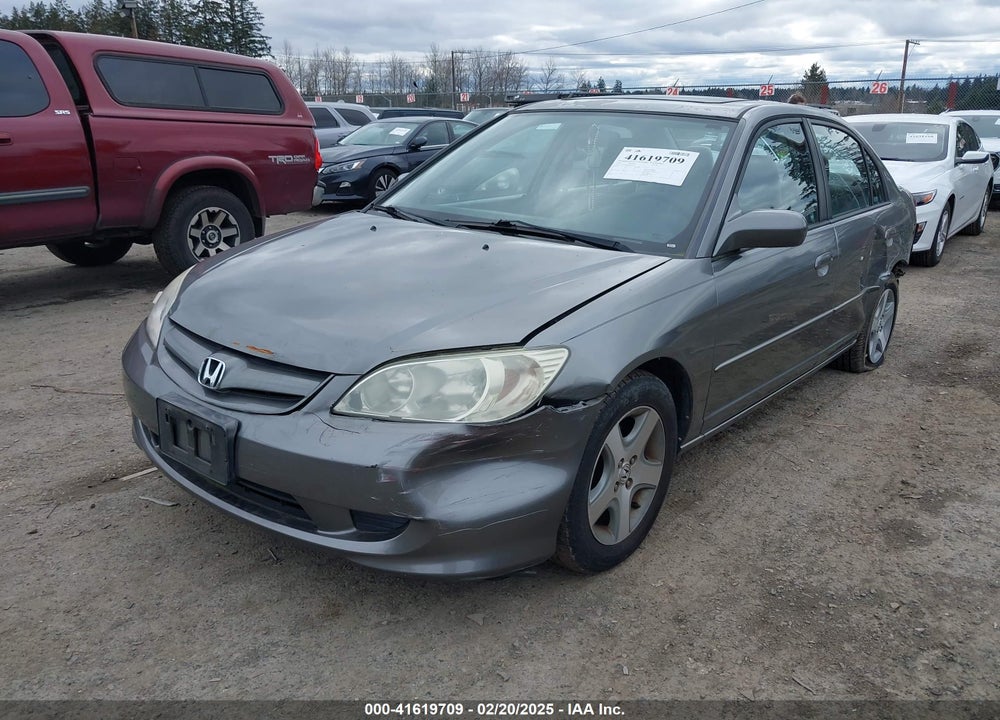 2005 HONDA CIVIC EX VIN: 2HGES26865H618761