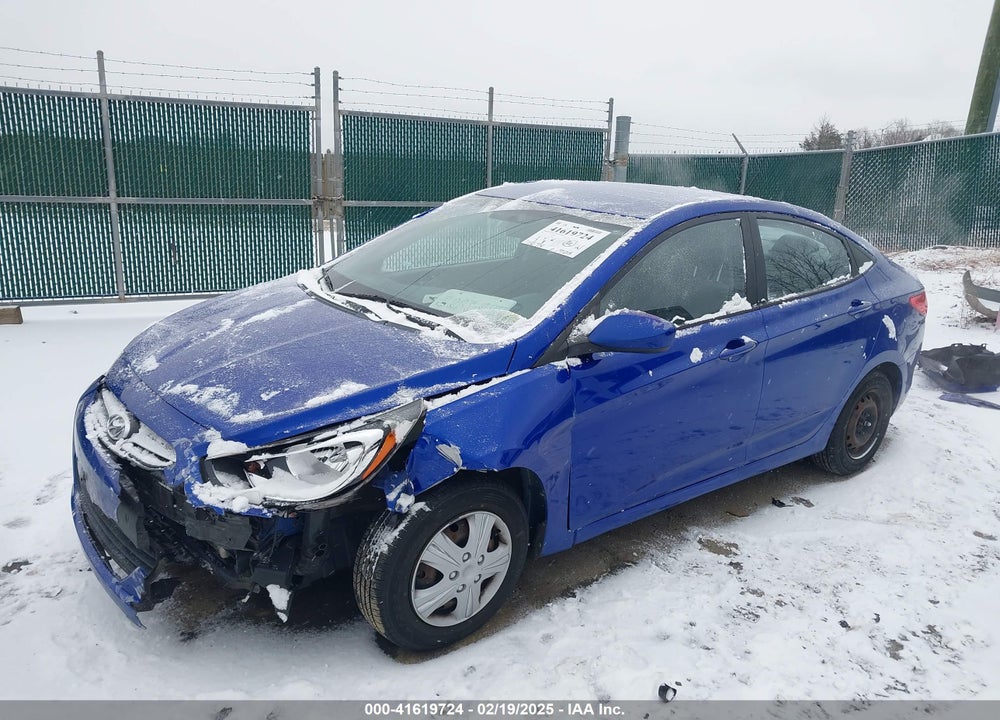 2013 HYUNDAI ACCENT GLS VIN: KMHCT4AEXDU486817