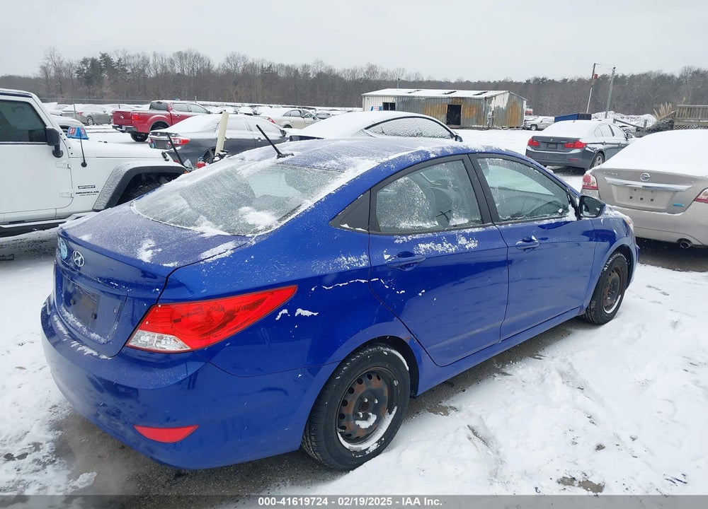 2013 HYUNDAI ACCENT GLS VIN: KMHCT4AEXDU486817