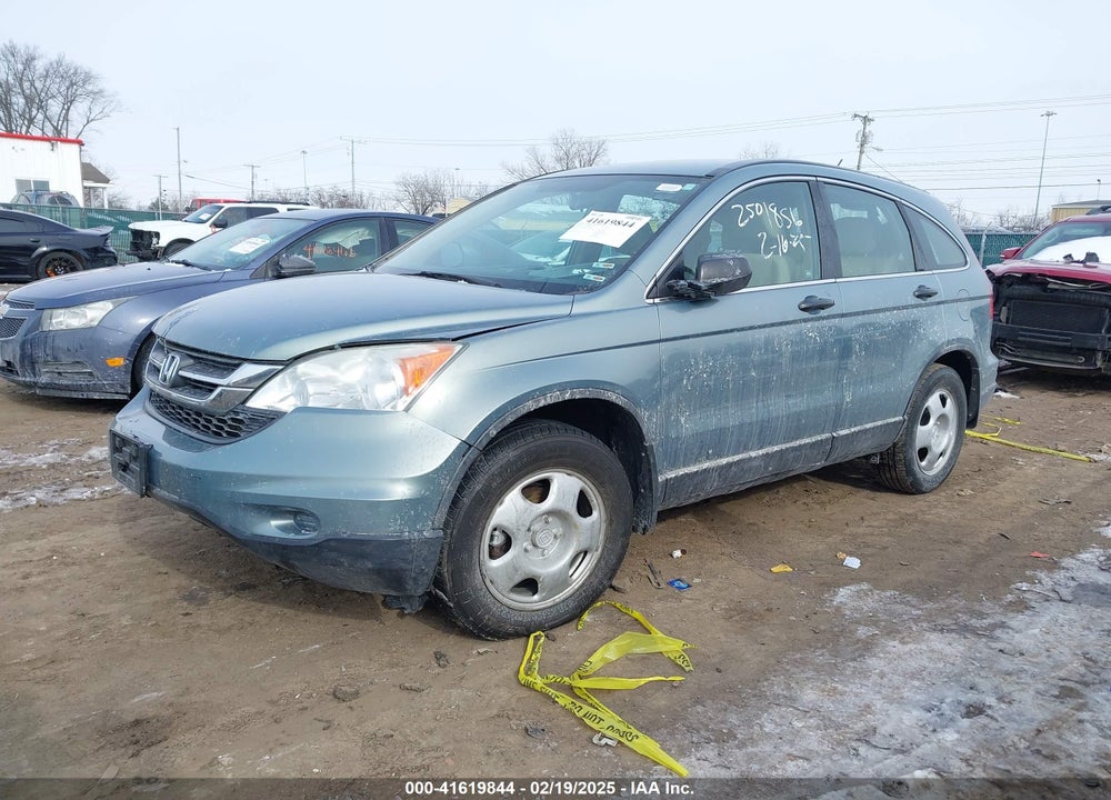 2010 HONDA CR-V LX VIN: 5J6RE4H39AL013788