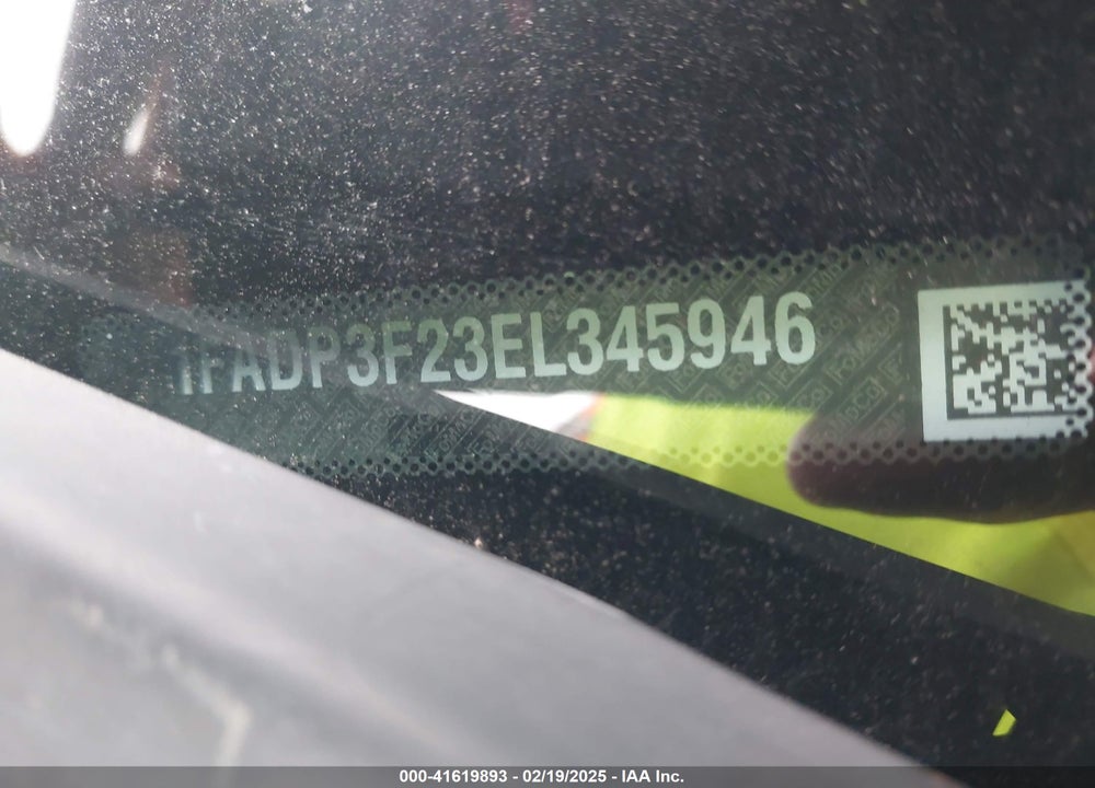 2014 FORD FOCUS SE VIN: 1FADP3F23EL345946
