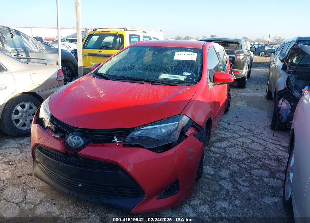 2018 TOYOTA COROLLA LE VIN: 5YFBURHE1JP846582