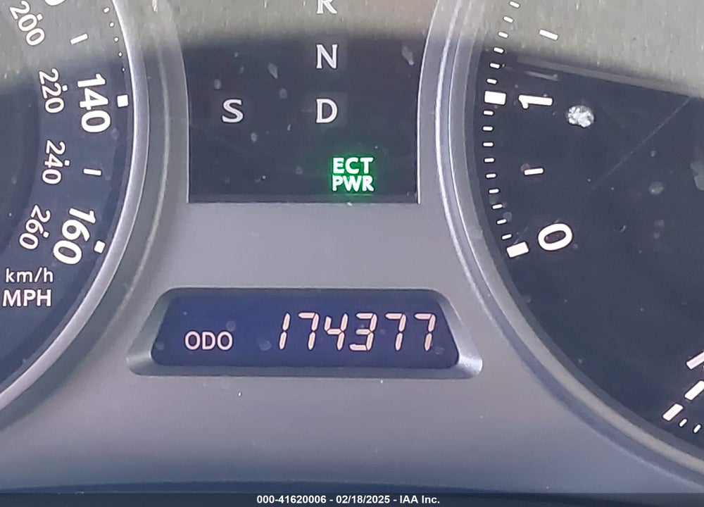 2008 LEXUS IS 250 VIN: JTHBK262182075781