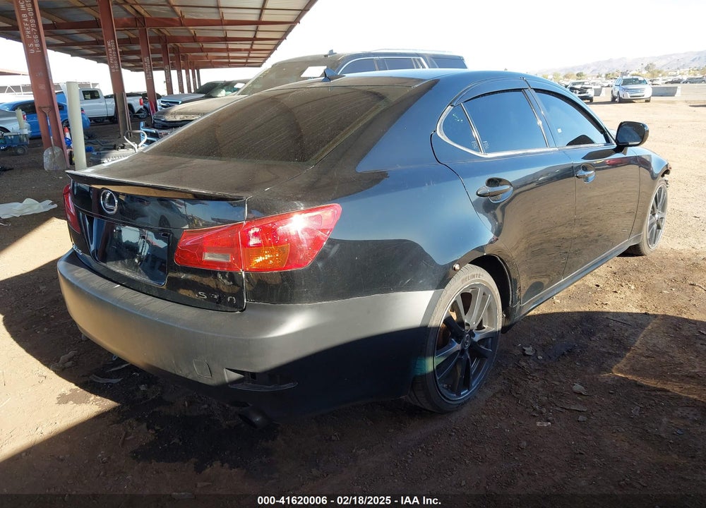 2008 LEXUS IS 250 VIN: JTHBK262182075781