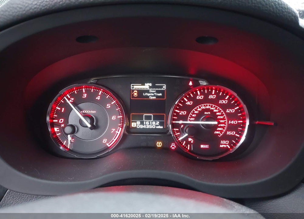 2016 SUBARU WRX VIN: JF1VA1B63G9811250