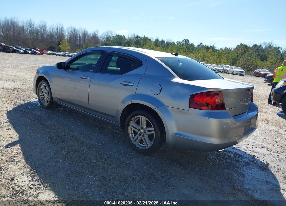 2013 DODGE AVENGER SXT VIN: 1C3CDZCB5DN619838