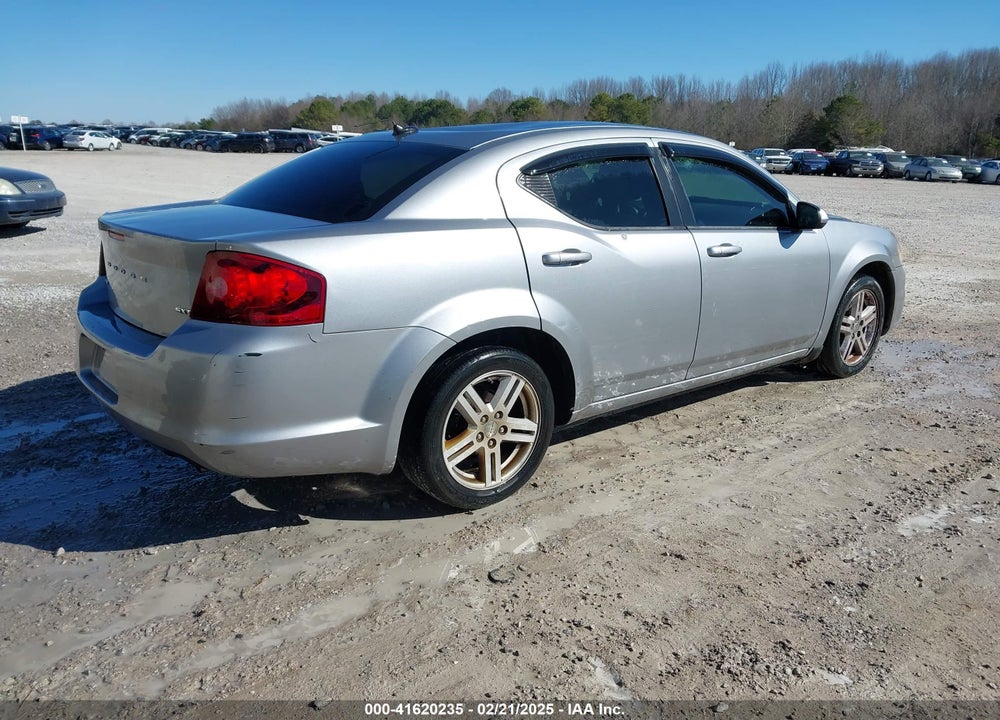 2013 DODGE AVENGER SXT VIN: 1C3CDZCB5DN619838