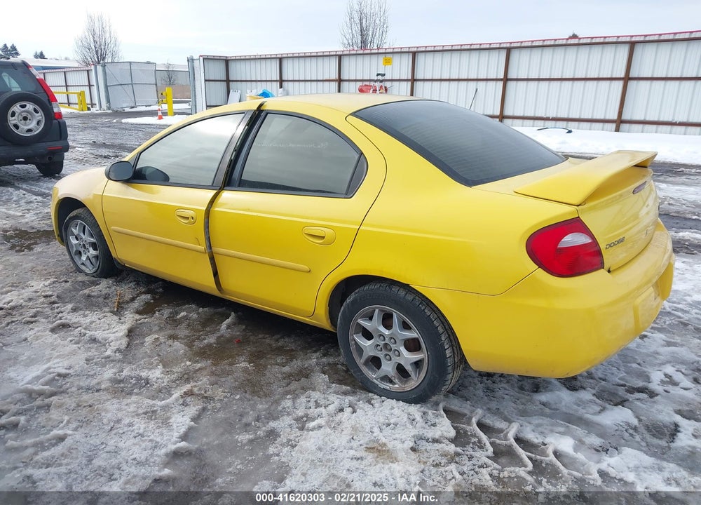 2003 DODGE NEON SXT VIN: 1B3ES56C53D201986