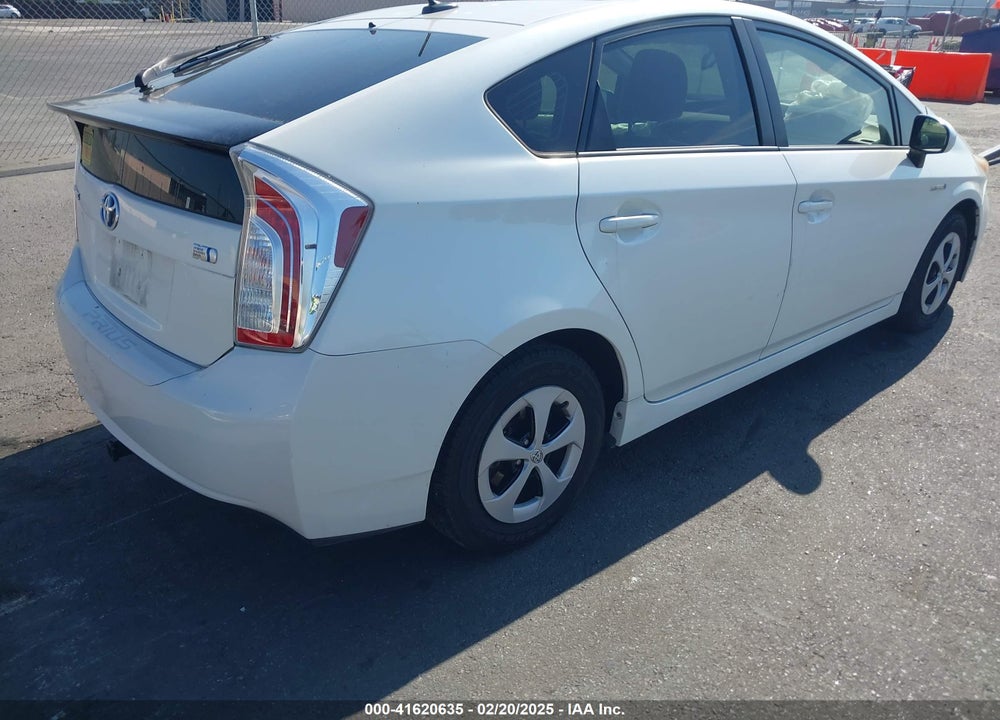 2012 TOYOTA PRIUS THREE VIN: JTDKN3DUXC0335537