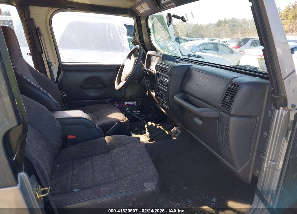 2001 JEEP WRANGLER SPORT VIN: 1J4FA49S21P348940