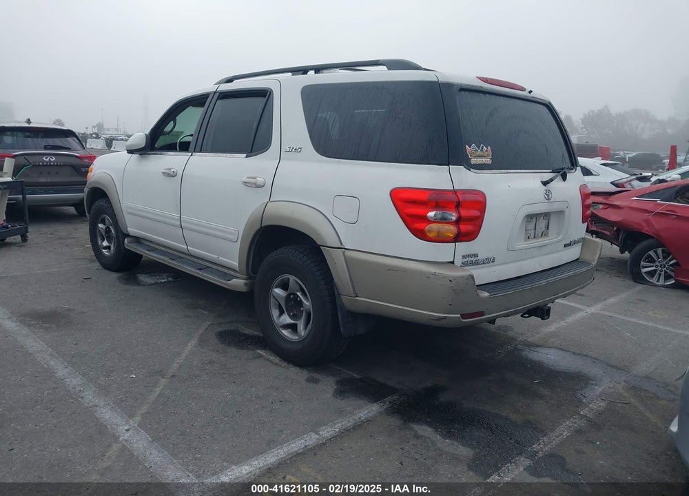 2001 TOYOTA SEQUOIA SR5 V8 VIN: 5TDBT44A41S020793
