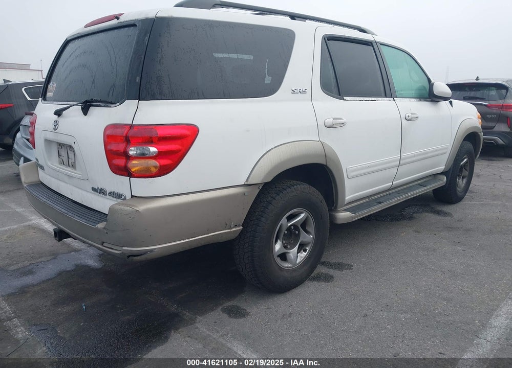 2001 TOYOTA SEQUOIA SR5 V8 VIN: 5TDBT44A41S020793