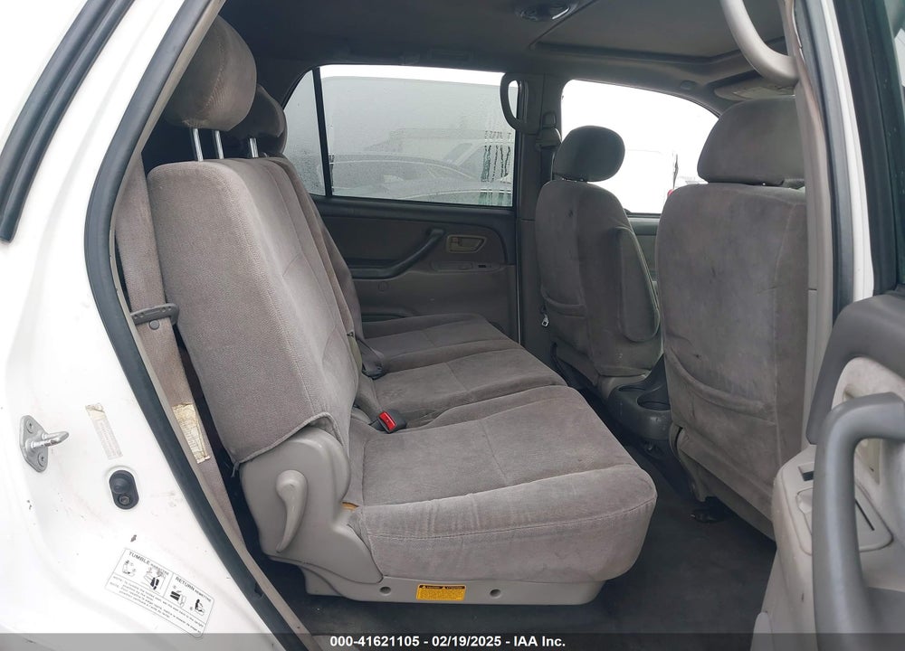 2001 TOYOTA SEQUOIA SR5 V8 VIN: 5TDBT44A41S020793