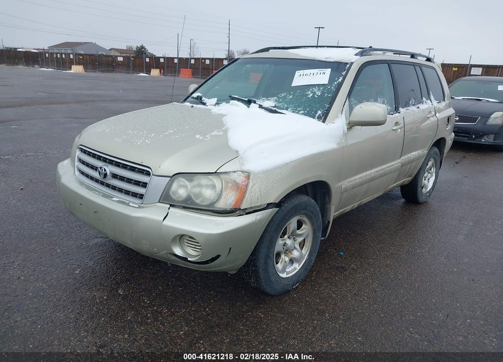 2001 TOYOTA HIGHLANDER VIN: JTEHD21A710005249