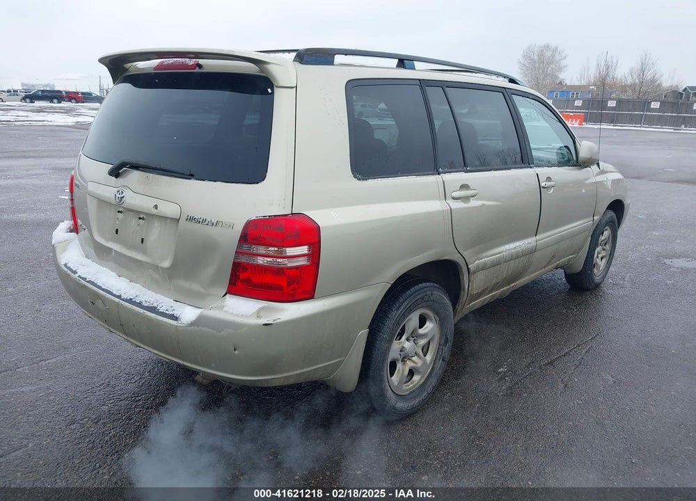 2001 TOYOTA HIGHLANDER VIN: JTEHD21A710005249