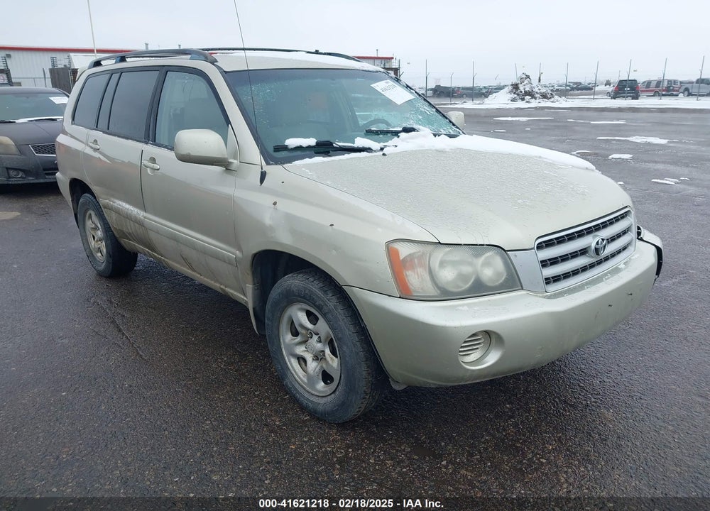 2001 TOYOTA HIGHLANDER VIN: JTEHD21A710005249