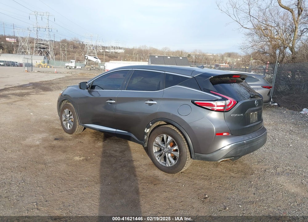 2015 NISSAN MURANO S VIN: 5N1AZ2MG7FN206467