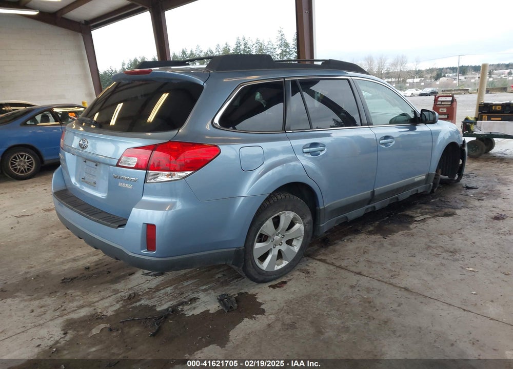 2011 SUBARU OUTBACK VIN: 4S4BRBGC7B3370367